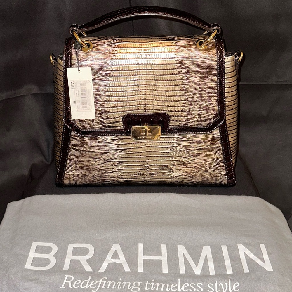 Brahmin Brinley Armor Pennfield Satchel